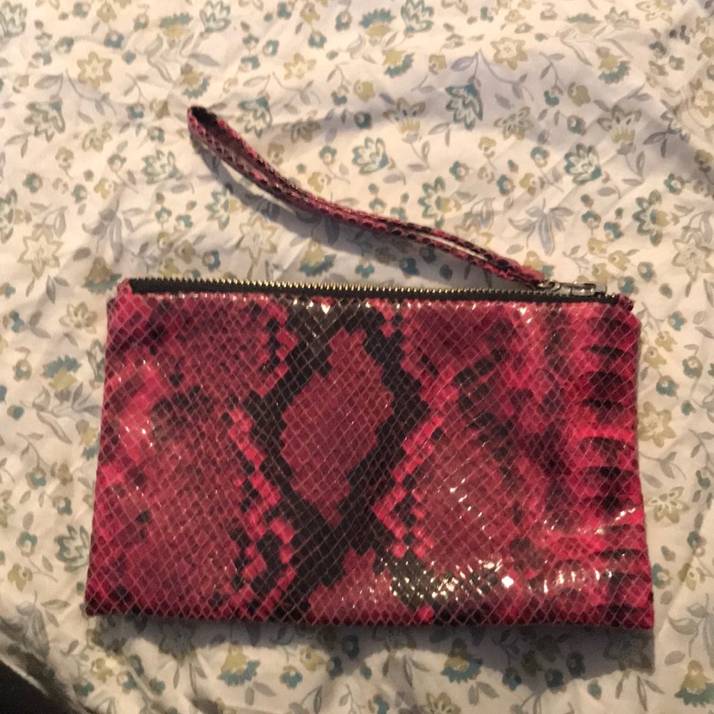 Snakeskin Wristlet